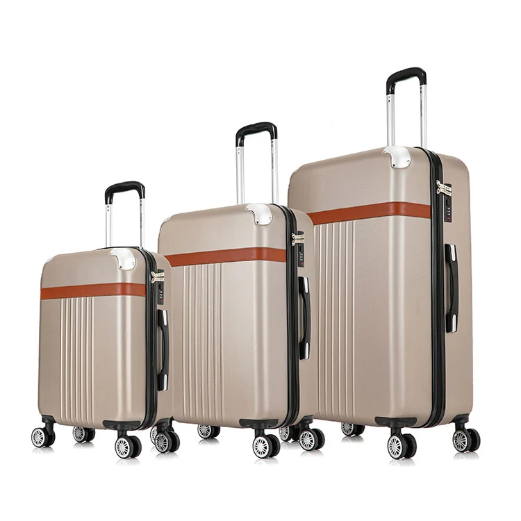 ABS retro-bagage med imiteret læderrem