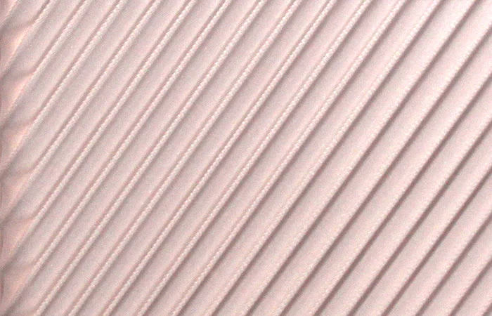 Three Quarters Diagonal Stripe Abs Luggage