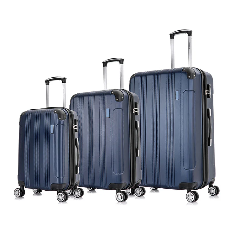Segmenteret stribet ABS-bagage