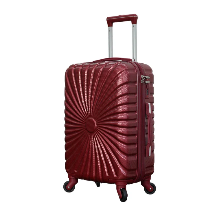 Sunburst-tekstureret ABS-bagage